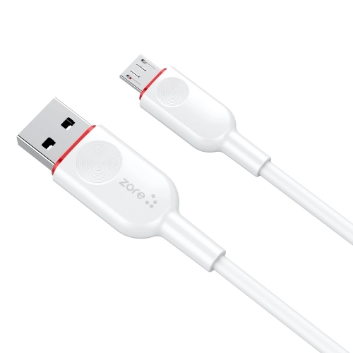Zore xMac Serisi Micro-USB 2 in 1 Çift Giriş Hızlı Şarj Seti QC 3.4A/18w - Beyaz