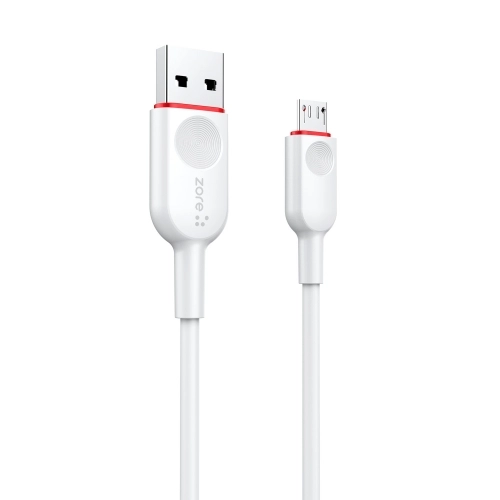 Zore xMac Serisi Micro-USB 2 in 1 Çift Giriş Hızlı Şarj Seti QC 3.4A/18w - Beyaz