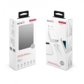 Zore xMac Serisi Micro-USB 2 in 1 Çift Giriş Hızlı Şarj Seti QC 3.4A/18w - Beyaz