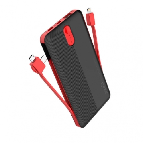 Zore ZR-1013 10000 mAh Powerbank Hızlı Şarj Tek Çıkış Apple Lightning Type-C Micro - Beyaz