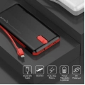 Zore ZR-1013 10000 mAh Powerbank Hızlı Şarj Tek Çıkış Apple Lightning  Type-C Micro  - Siyah