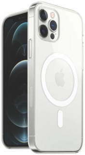 Apple iPhone 13 Pro Max (6.7) Kılıf MagSafe Wireless Şarj Kapak Köşeleri Airbag - Şeffaf
