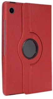 Samsung Galaxy Tab A8 10.5 SM-X200 Tablet Kılıfı 360 Derece Dönebilen Standlı Kapak - Kırmızı