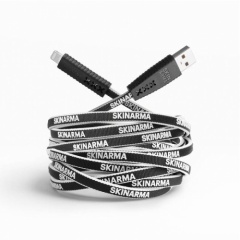 SkinArma USB-A to MFI Lightning Tenso Data ve Şarj Kablosu 3.0A 1.2 Metre - Beyaz