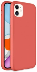 Apple iPhone 11 Kılıf İçi Kadife Mat Yüzey LSR Serisi Kapak - Kırmızı