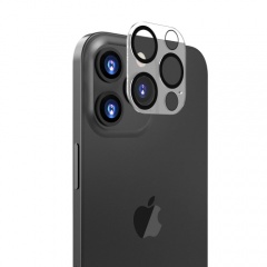 Apple iPhone 13 Pro (6.1) Kamera Lens Koruyucu Tempered Cam Şeffaf CL-05