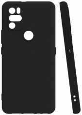 Omix X500 Kılıf Zore Biye Mat Esnek Silikon - Siyah