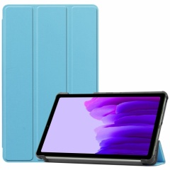 Samsung Galaxy Tab S8 X700 Tablet Kılıfı Standlı Smart Cover Kapak - Mavi