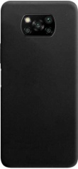 Xiaomi Poco X3 NFC Kılıf İnce Mat Esnek Silikon - Siyah