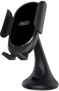 Recci RHO-C02 360 Derece Dönebilen Vakumlu Tasarım Araç Telefon Tutucu - Siyah