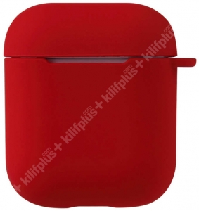 Zore Apple Airpods Kılıf Airbag 11 Soft Silikon - Kırmızı
